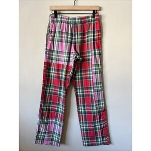 Lands' End Women's Size XS Flannel Pajama Pants Patchwork Plaid Camping